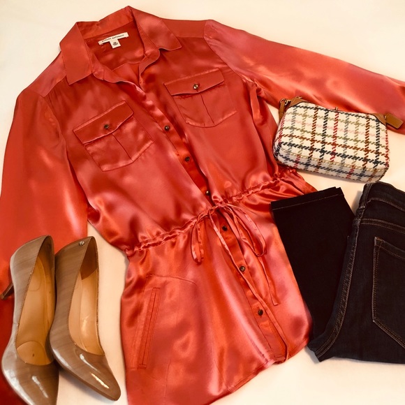 Banana Republic Military Silk Blouse - Picture 5 of 5